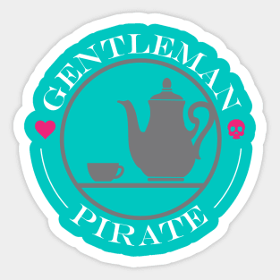 Gentleman Pirate Sticker